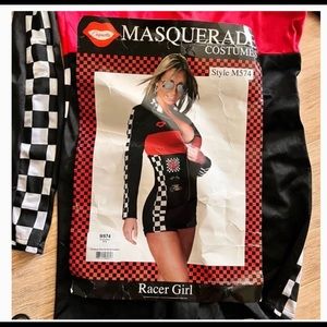 Masquerade racer girl Halloween costume